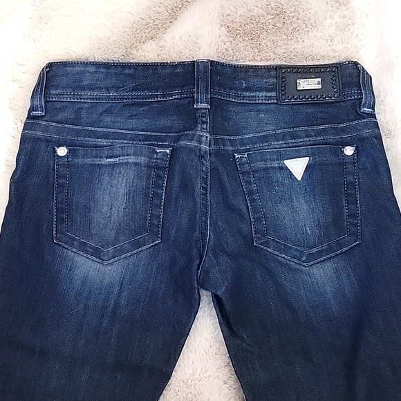 GUESS Premium navy blue Jean size 27 - Picture 4 of 9